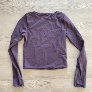 Vitality Purple Athletic Top Cloud II™ Crew Top - Nightshade size M